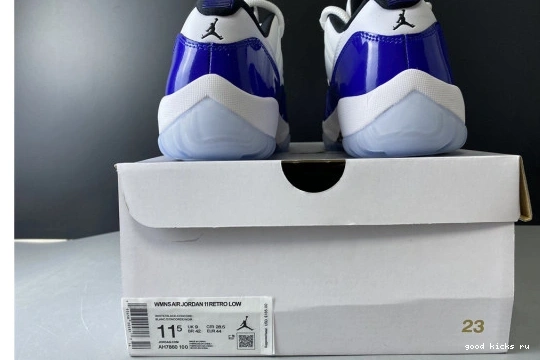 AH7860-100 Jordan White Retro Air 11 Concord AH7860-100 Low 0426